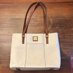 Dooney & Bourke White Pebble Grain Lexington